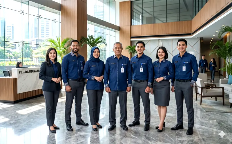 6 jenis seragam kantor profesional produksi PT Karmeda
