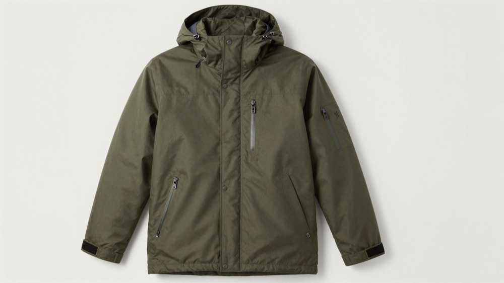 Jaket parka custom waterproof untuk seragam lapangan dan outdoor