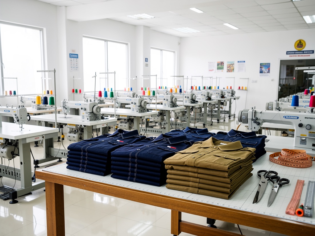 Workshop konveksi seragam kerja PT Karmeda di Tangerang