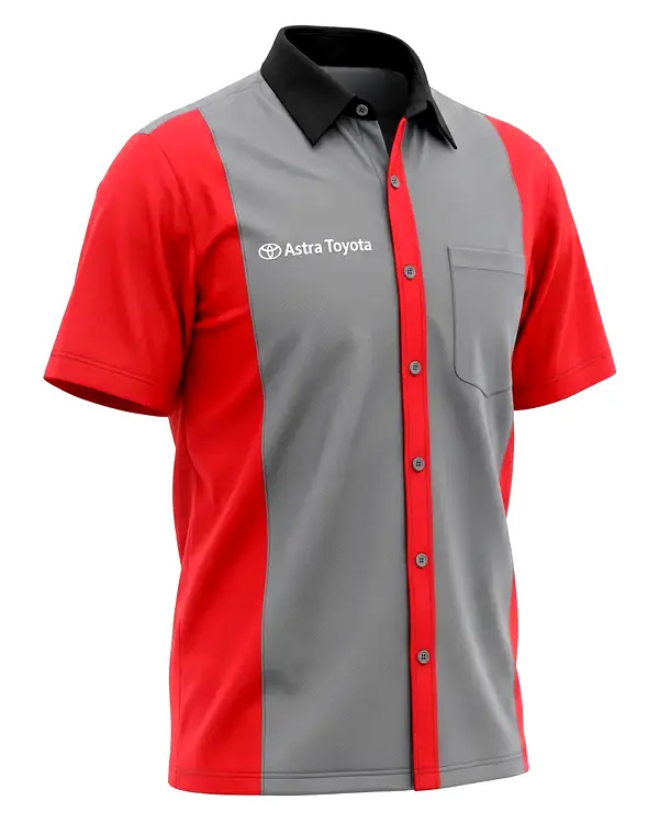 Kemeja seragam korporat Toyota